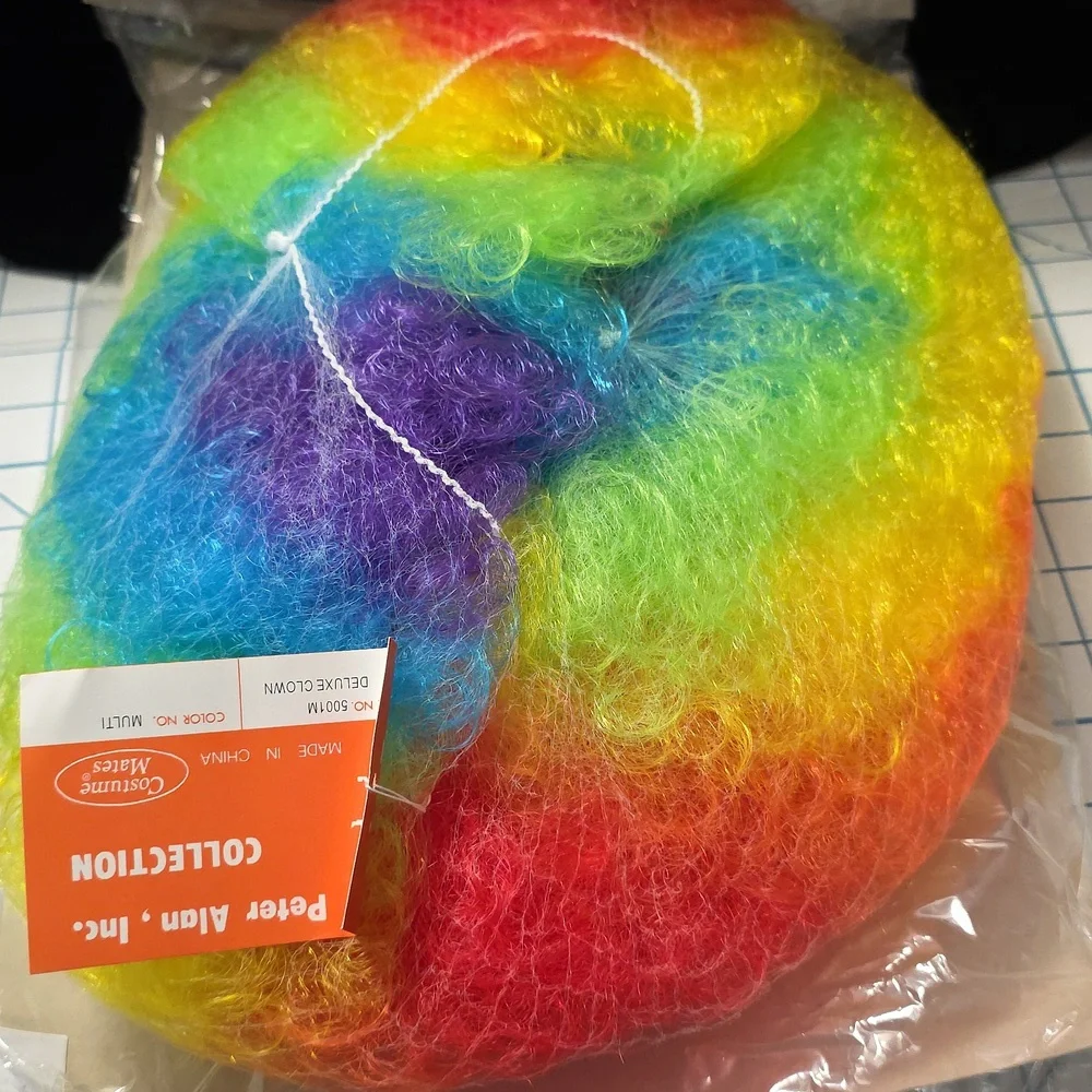 Clown wig rainbow 🌈‎ - NIP